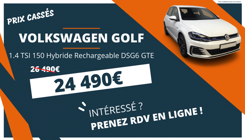 VOLKSWAGEN GOLF À 24 490 €