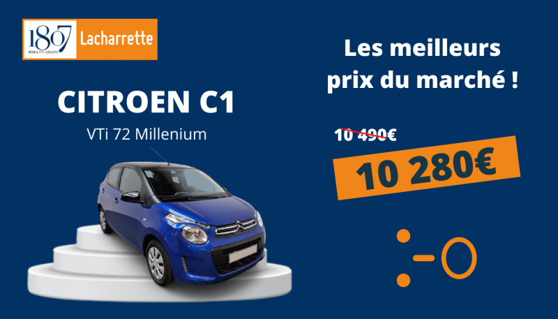 CITROËN C1 À 10 280 €