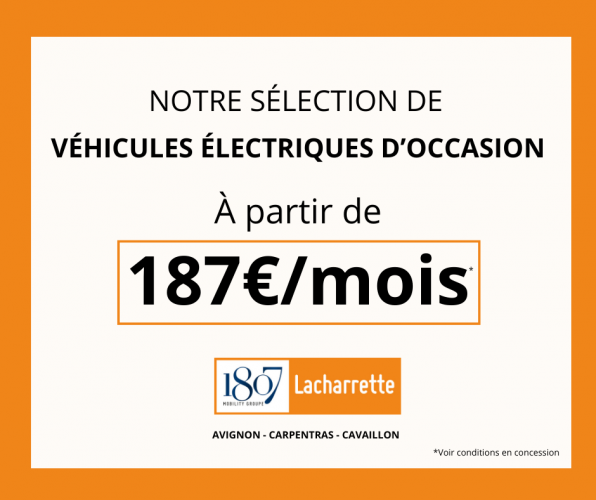 NOTRE SÉLECTION DE VÉHICULES D'OCCASION ÉLECTRIQUES