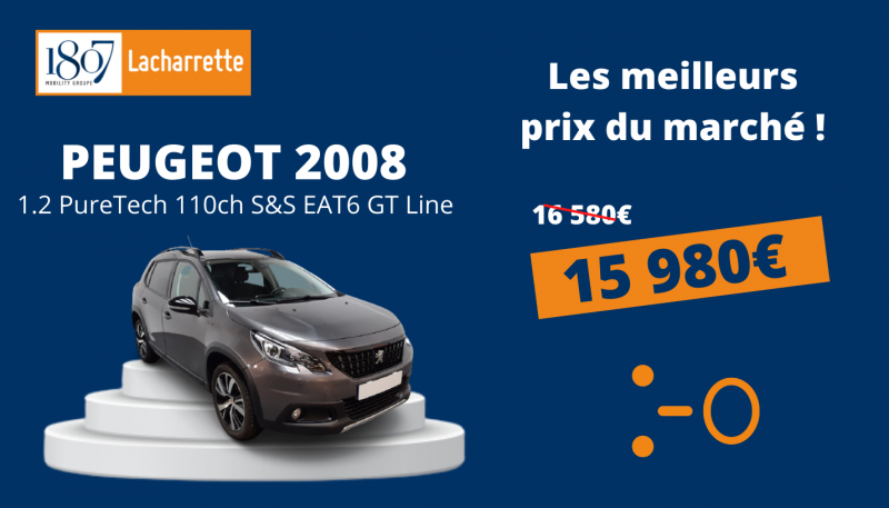 PEUGEOT 2008 À 15 980 €