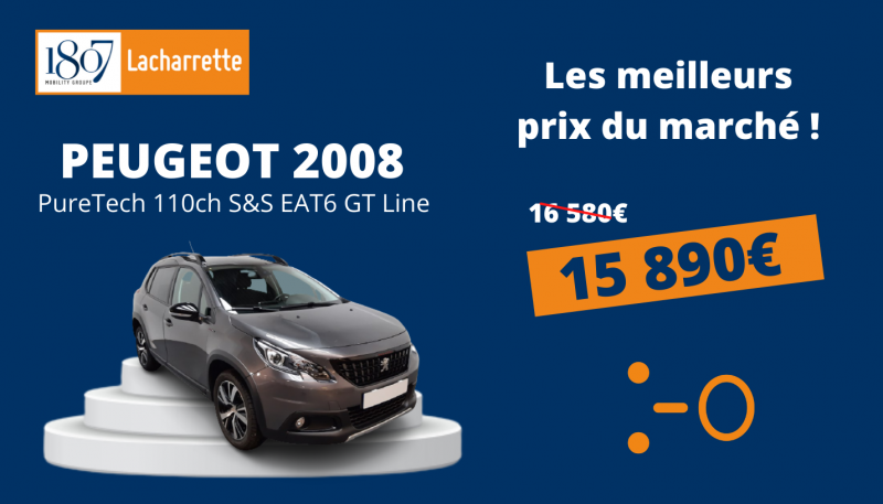 PEUGEOT 2008 À 15 890 €