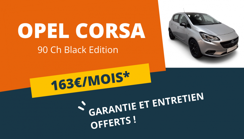 OPEL CORSA DISPONIBLE A 163/MOIS