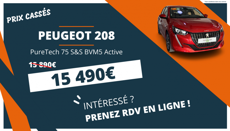 PEUGEOT 208 À 15 490 €
