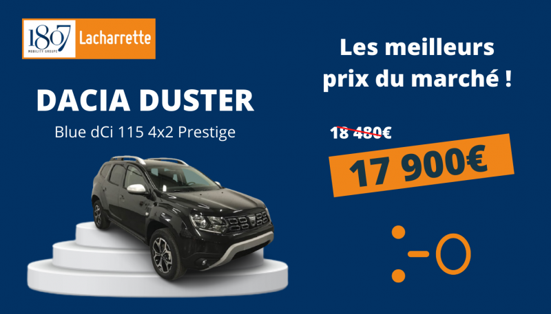 DACIA DUSTER À 17 900 €