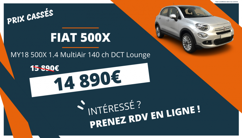 FIAT 500 X À 14 890 €