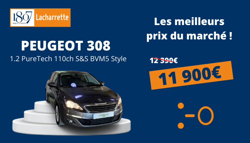 PEUGEOT 308 À 11 900 €
