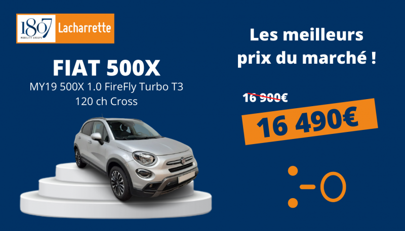 FIAT 500 X À 16 490 €