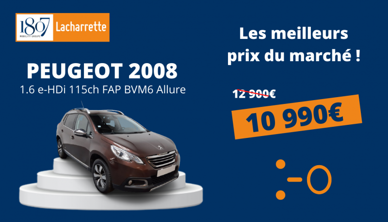 PEUGEOT 2008 À 10 990 €
