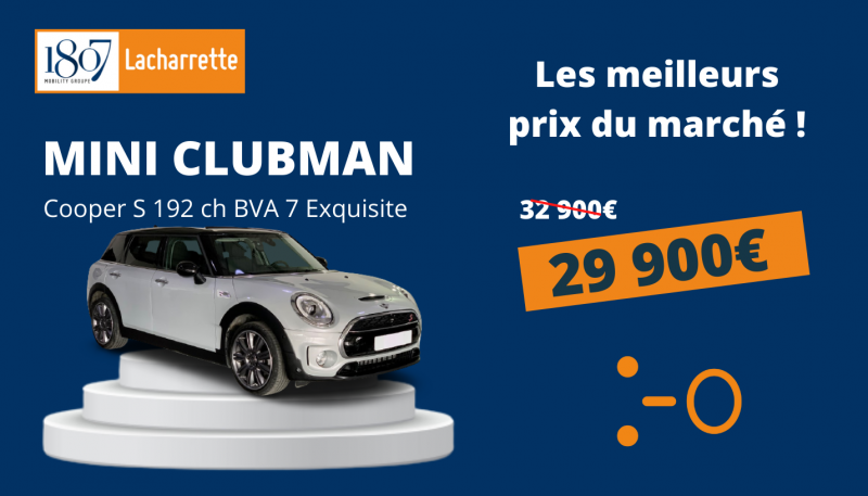 MINI CLUBMAN À 29 900 €