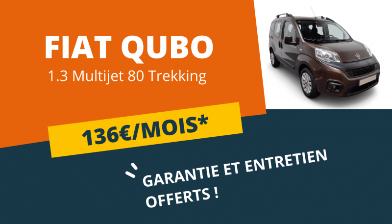 FIAT QUBO À PARTIR DE 136€/MOIS