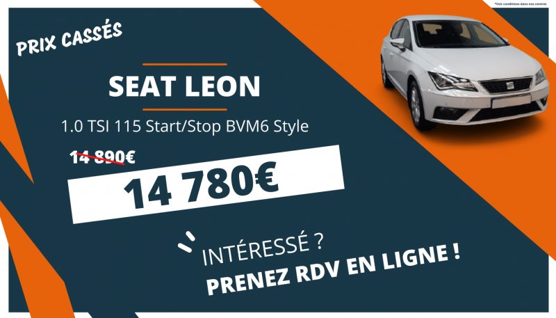 SEAT LEON À 14 780 €