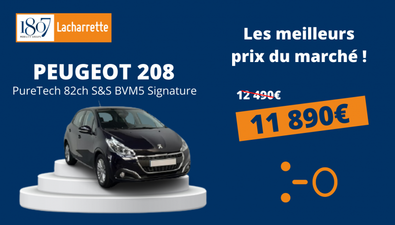PEUGEOT 208 À 11 890 €