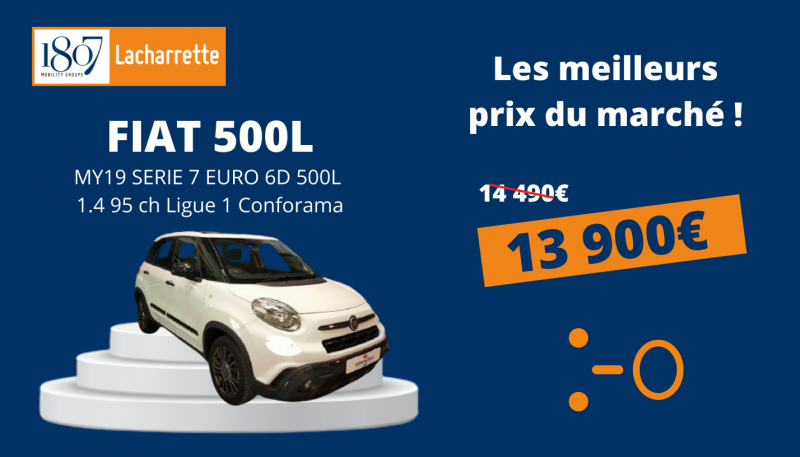 FIAT 500 L À 13 900 €