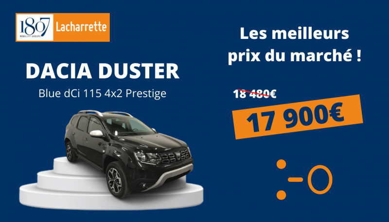 DACIA DUSTER À 17 900 €