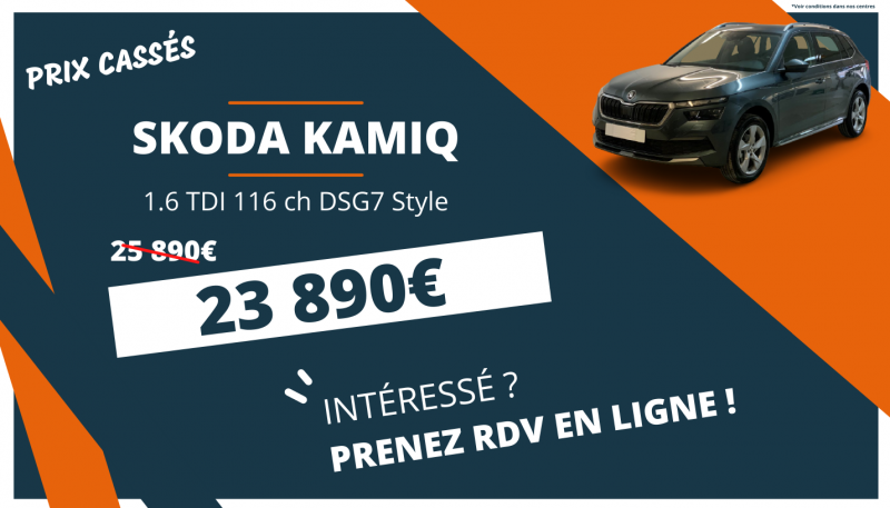 SKODA KAMIQ À 23 890 €