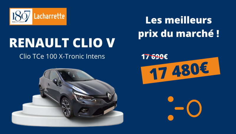 RENAULT CLIO À 17 480 €